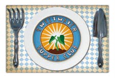 Supper Club Web Graphic with placemat