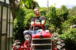 Brian Hindert on Tractor
